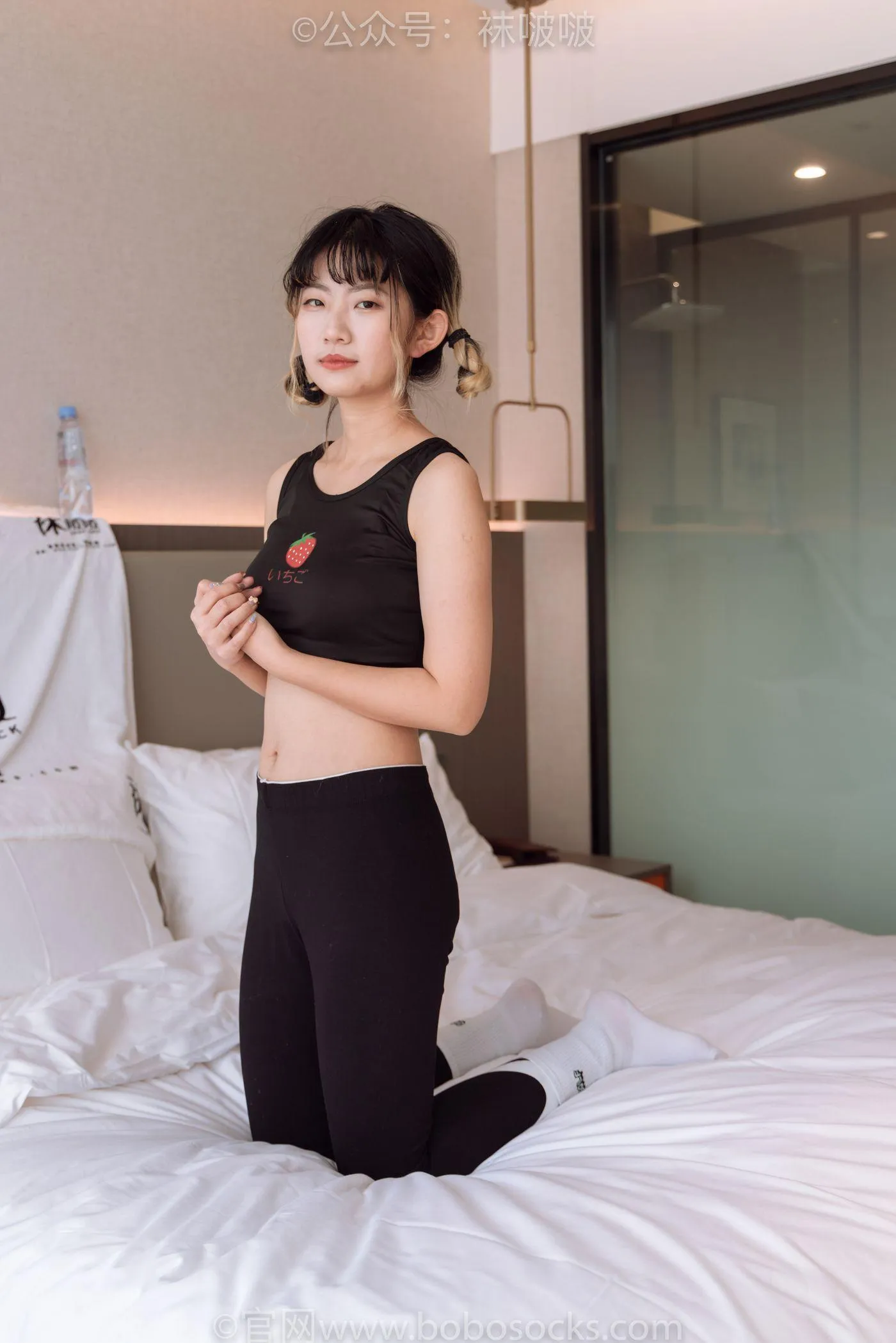 [BoBoSocks袜啵啵]NO.059 砂糖-AJ板鞋、白棉袜、裸足 [142P]插图5